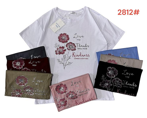 Футболка Katty 2812 mix - делук