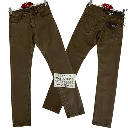 Джинсы God Baron RS246DT-7 brown - делук