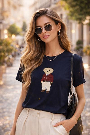 Футболка X-Ray XR642 navy - делук