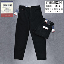 Джинсы God Baron M633-1 black - делук