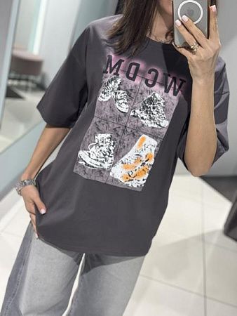 Футболка Comod 1615 d.grey - делук