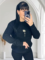 Свитер Levisha 25415 black - делук