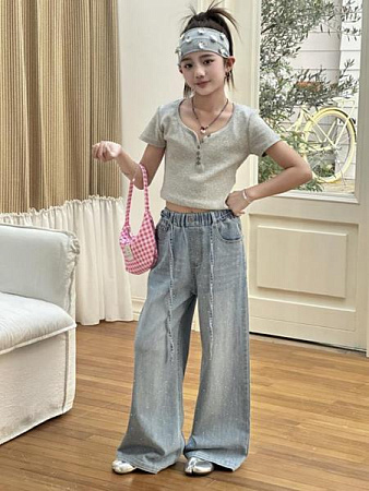 Джинсы Yalisi 9079 l.blue - делук