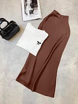 Юбка Adam&Eva 257 brown Юбка Adam&Eva 257 brown - делук