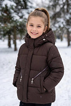Куртка Delfinka C18 brown - делук