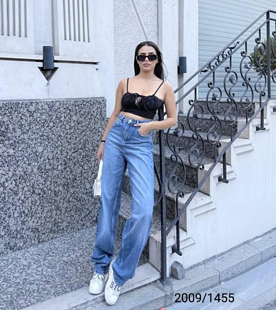 Джинсы Jeans Style 2009-1455 blue - делук