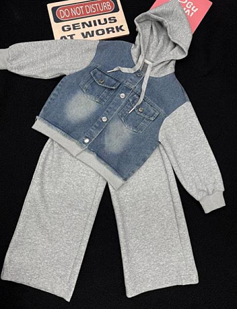 Костюм Спорт Sunnytot 7777 grey - делук