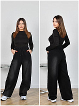 Штаны Saint Wish 6060 black - делук