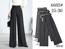 Брюки Immei 6605-3 grey - делук