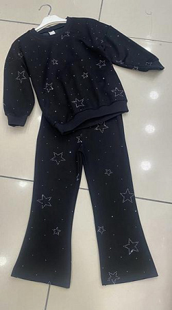 Костюм Спорт Proschenko PR737 black - делук