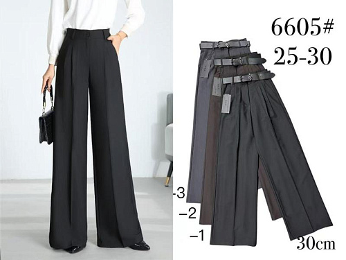 Брюки Immei 6605-3 grey - делук