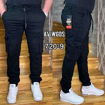 Джинсы God Baron 720-9 black - делук