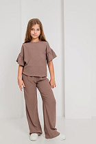 Костюм Moda School 8543 brown - делук