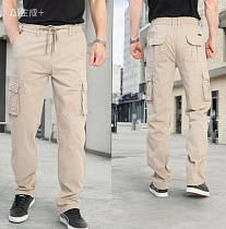 Штаны Lili 88096-10 beige - делук