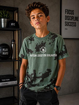 Футболка Major 3083 green - делук