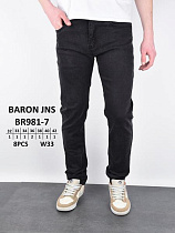 Джинсы Baron Jeans BR981-7 black - делук