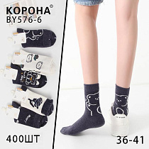 Носки Корона BY576-6 mix - делук