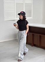 Штаны Спорт Yalisi 7778 grey - делук