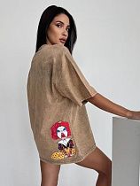 Футболка New Season 8426 beige - делук