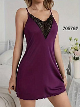 Ночнушка Fili Wear 70576 wine - делук