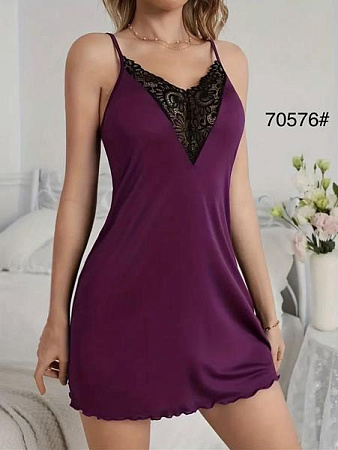 Ночнушка Fili Wear 70576 wine - делук