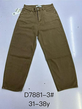 Джинсы Dknsel D7881-3 brown - делук