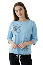 Свитер Fsn 6513 l.blue - делук