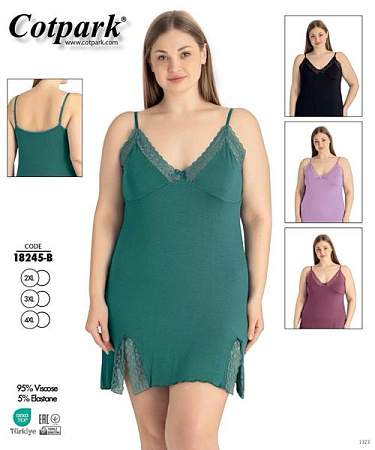 Ночнушка Trikotag 18245B wine - делук