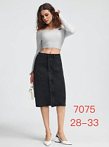 Юбка Newjeans 7075 black - делук