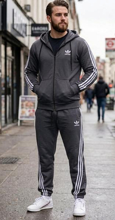 Костюм Спорт Delviago DL1133 d.grey - делук