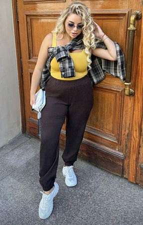 Штаны Спорт Sport Style 1023 brown - делук