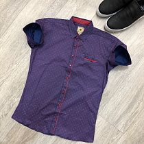Рубашка No Brand 2157 purple - делук
