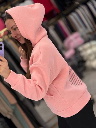 Худи Arina 4254 pink - делук