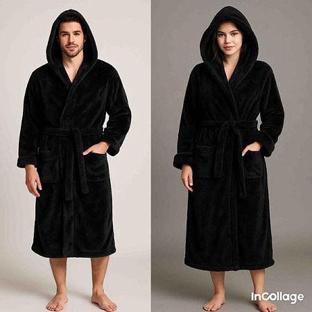 Халат Fili Wear FW1580 black - делук