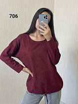 Свитер Fsn 706 wine - делук