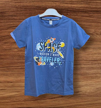 Футболка Sevim SV1498 l.blue - делук