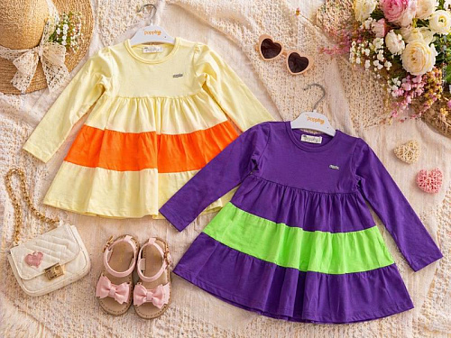 Платье Major Kids 37100 yellow - делук