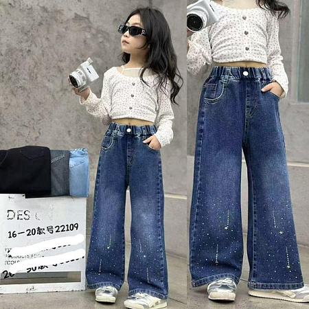 Джинсы Fashion Kids 22109 grey - делук