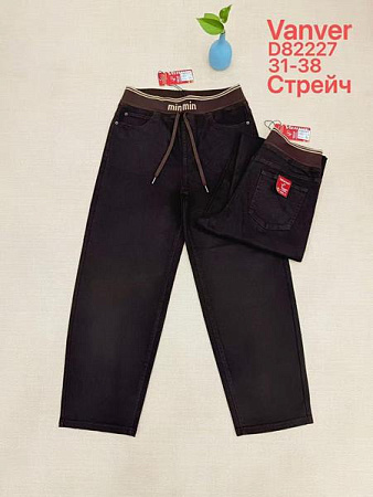 Джинсы Vanver D82227 chocolate - делук