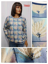 Свитер Lida 7860 l.blue - делук