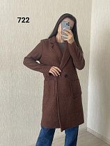 Пальто Fsn 722 brown - делук
