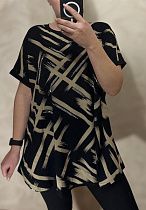 Футболка Elena&Vika 25008 black - делук