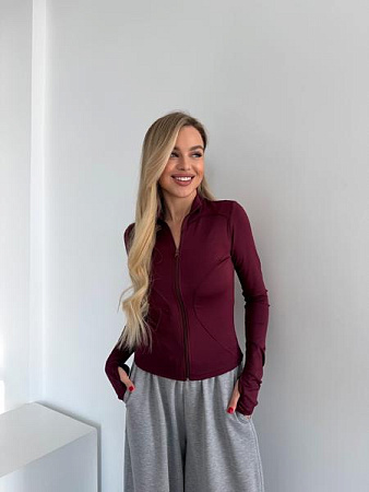 Кофта Arina 1697 wine - делук