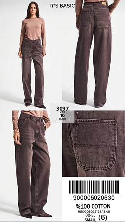 Джинсы Jeans Style 3097-16 brown - делук