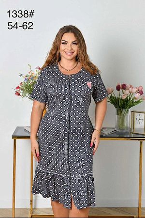 Халат Vanda 1338 grey - делук
