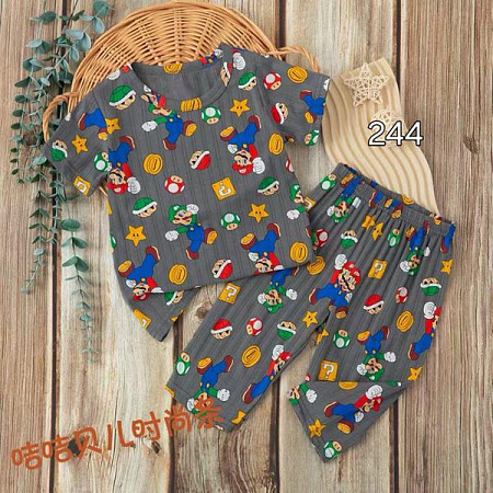 Пижама Фунтик 244 grey - делук