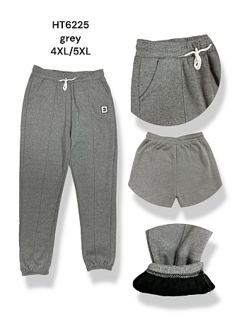 Штаны 6225 grey - делук