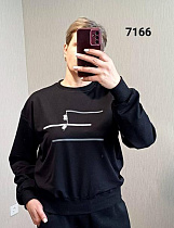 Свитер Fsn 7166 black - делук