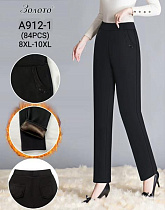 Штаны Аня A912-1 black - делук