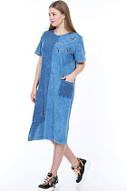 Платье Alberk 6004 l.blue - делук